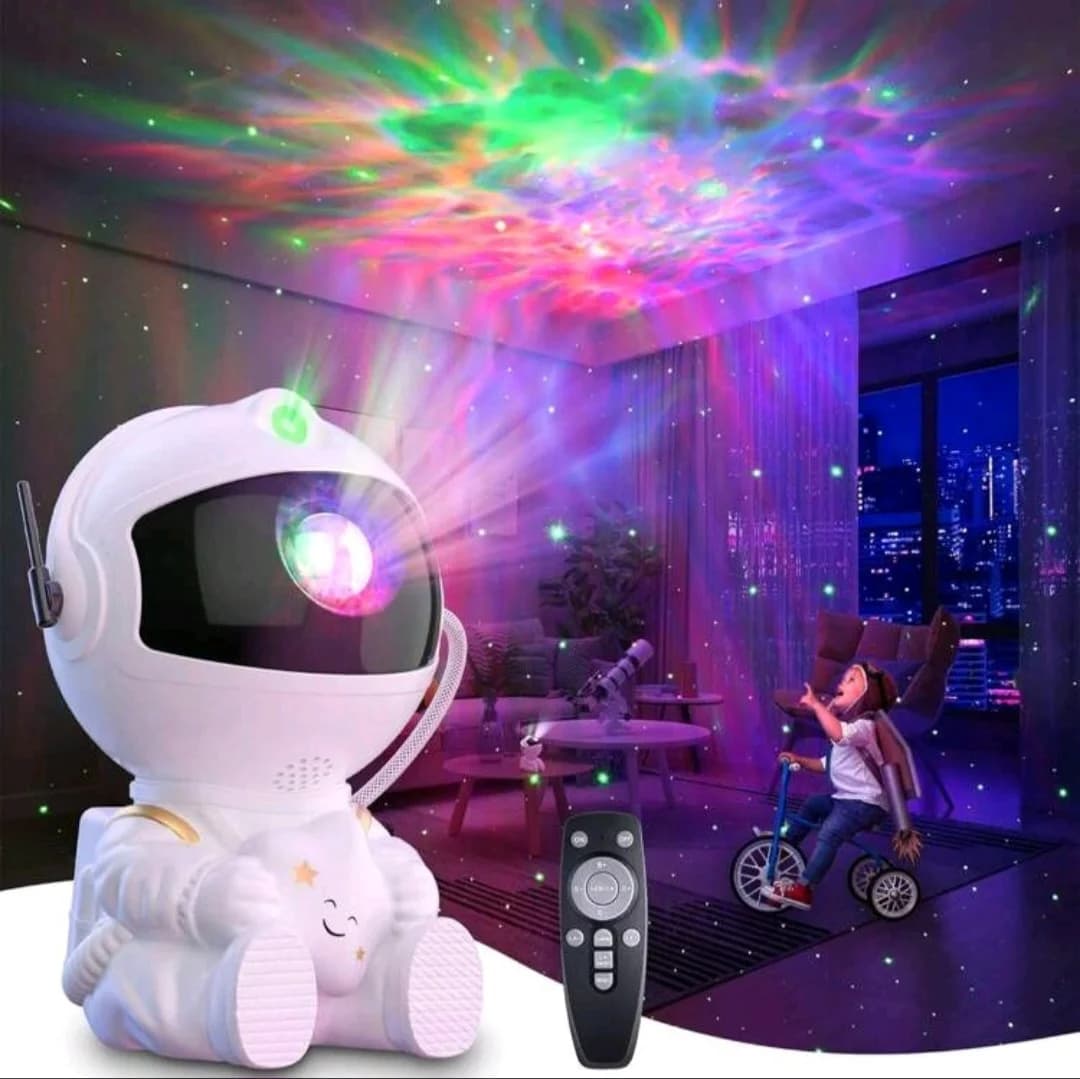 🌌 Star Projector Lamp – Galaxy Astronaut